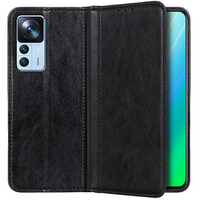 Etui z klapką do Xiaomi 12T / 12T Pro, Wallet Leather, czarne