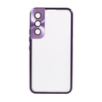 Etui do Samsung Galaxy S21, Magnetic Dual Glass, fioletowe