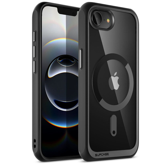 Etui Supcase do iPhone 16E, Unicorn Beetle Mag, czarne