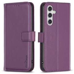 Etui z klapką do Samsung Galaxy A55 5G,BINFEN Wallet, ciemno fioletowe