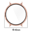 2w1 Etui + Szkło Hartowane do Huawei Watch GT 4 41mm, Różowe