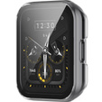 2w1 Etui z wbudowanym szkłem hartowanym do Realme Watch 2 Pro, Przezroczysty