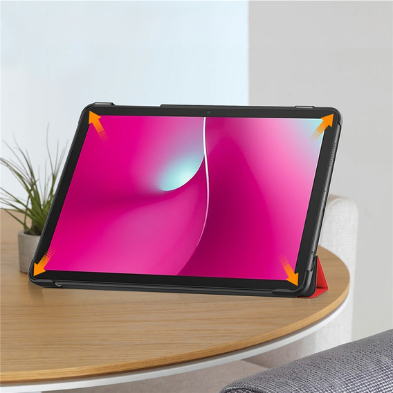 Etui do T-Mobile T Tablet 2 5G, Smartcase, czerwone