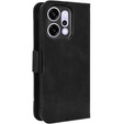 Etui z klapką do Oppo Reno 14, Card Slot, czarne