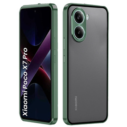 Etui do Xiaomi Poco X7 Pro 5G, Frame Case, zielone