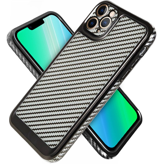 Etui do iPhone 11 Pro Carbon Slim Case Obudowa, Czarne