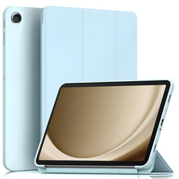 Etui z klapką do Samsung Galaxy Tab A11+, Tri-fold, niebieskie