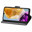 Etui z klapką do Samsung Galaxy M15 5G, Butterfly, czarne