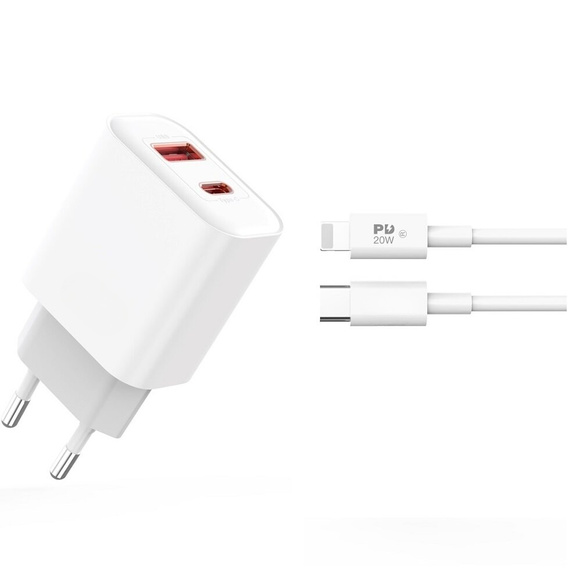 SZYBKA ŁADOWARKA USB-C 20W + KABEL 1M do IPHONE X 11 12 13 14 Pro Max