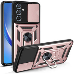 Etui pancerne do Samsung Galaxy A34 5G, CamShield Slide, różowe rose gold