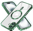 Etui do iPhone 16 Plus, Electro MagSafe, zielone + Szkło na ekran