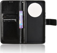 Etui z klapką do Honor Magic 7 Lite, Crazy Horse Wallet, czarne