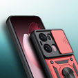 Etui pancerne do Oppo Reno 13 Pro, CamShield Slide, czerwone