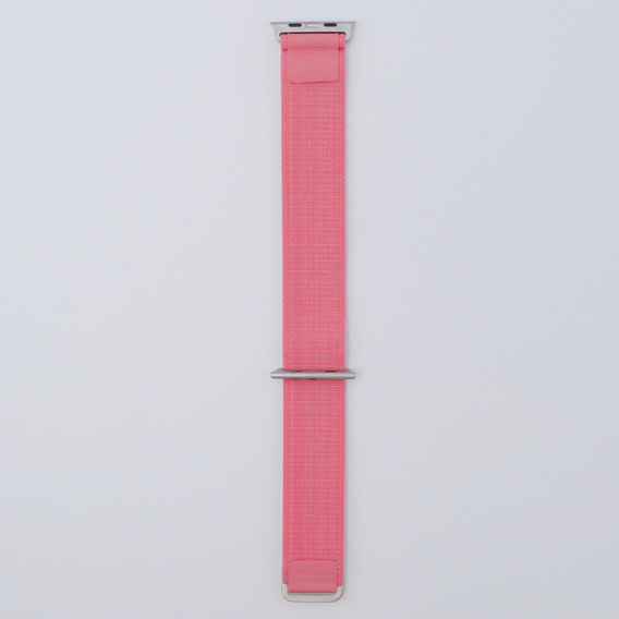 Pasek Nylonowy do Apple Watch 1/2/3/4/5/6/7/8/9/10/11/SE Ultra 1/2/3 42/44/45/46/49mm, Różowy