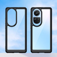 Etui do Oppo Reno 10 / 10 Pro, Fusion Hybrid, przezroczyste / czarne