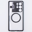 Etui Magnetyczne do Samsung Galaxy S23 Ultra 5G, Aroma Hybrid, czarne 
