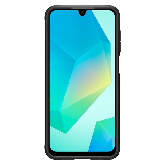 Etui Spigen do Samsung Galaxy A16 / A16 5G, Rugged Armor MagSafe, czarne + Szkło Hartowane 9H