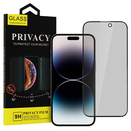 Szkło Hartowane Prywatyzujące do iPhone 17, Privacy Glass, czarne