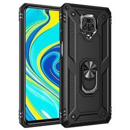 Etui pancerne do Xiaomi Redmi Note 9S / 9 Pro, Nox Case Ring, czarne