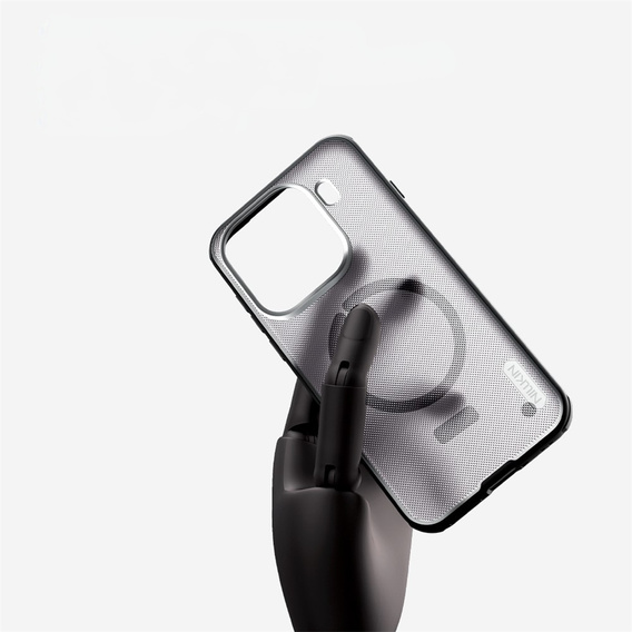 Etui Nillkin Frosted Shield Pro MagSafe do Oppo Find X9 Pro – przezroczyste / czarne