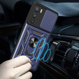 Etui pancerne do Realme 14X / Realme C75, CamShield Slide, niebieskie