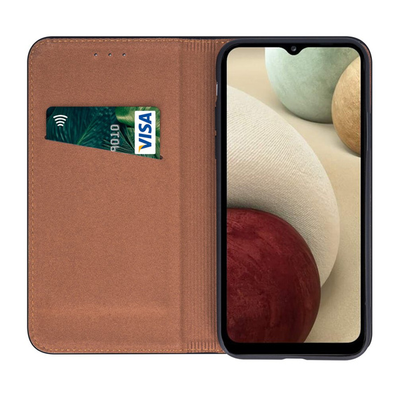 Skórzane Etui Wallet do Samsung Galaxy A12 / M12 / A12 2021, Brown