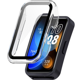 2w1 Etui + Szkło Hartowane do Huawei Band 8 / Huawei Band 9 / Huawei Band 10, Przezroczyste