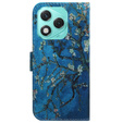 Etui portfelowe do Honor 400 Lite - kwiaty moreli