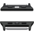 Zapięcie ze stali nierdzewnej do zegarka Apple Watch 1/2/3/4/5/6/7/8/9/10/11/SE 38/40/41/42mm, Czarne
