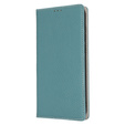 Etui z klapką do Samsung Galaxy S25+ Plus, Litchi Skin Grain, niebieskie