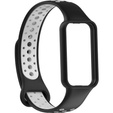 Pasek Silikonowy do Amazfit Band 7, Czarny/Szary