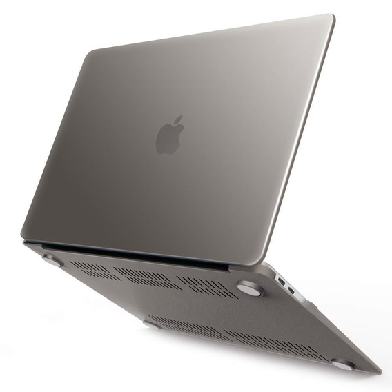 Etui do Macbook Air 13 A1466/A1369, Hard Case Obudowa, Pokrowiec Półprzezroczysty Szary