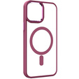 Etui Magnetyczne do Magsafe do iPhone 15 Pro Max, bordowe