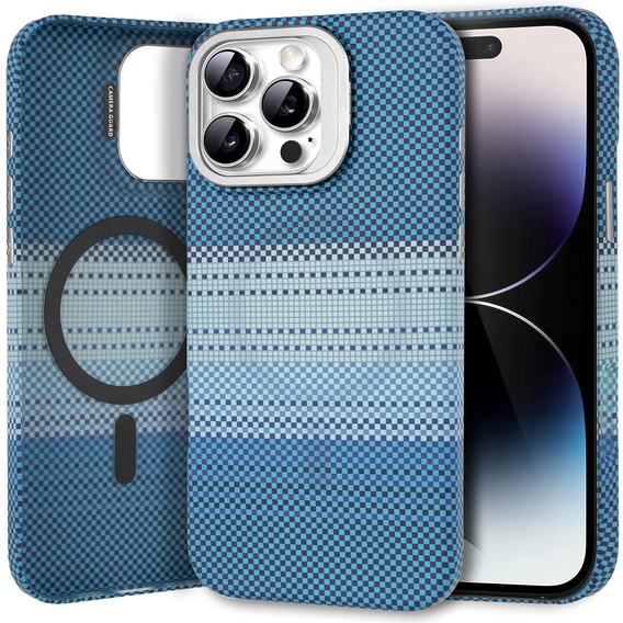 Etui do iPhone 14 Pro, Frame Kickstand, do MagSafe, Moon Blue