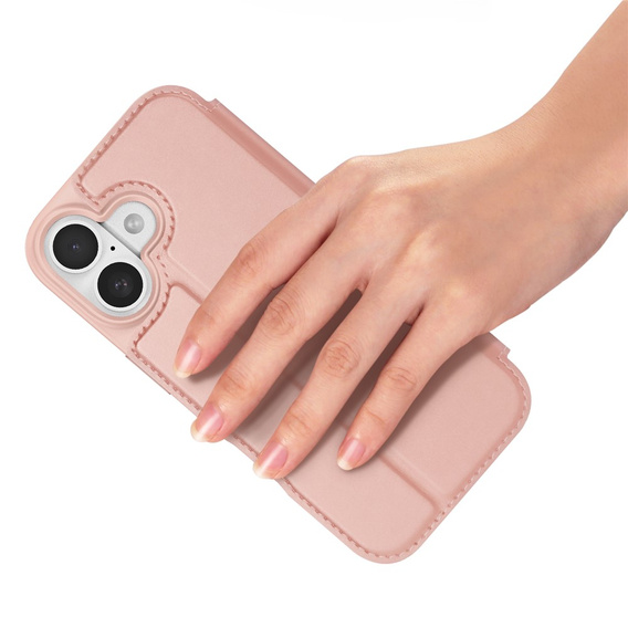 Etui z klapką Dux Ducis do iPhone 17, Skin Pro, różowe