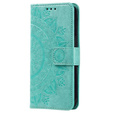 Etui z klapką do Samsung Galaxy A55 5G, Mandala, zielone