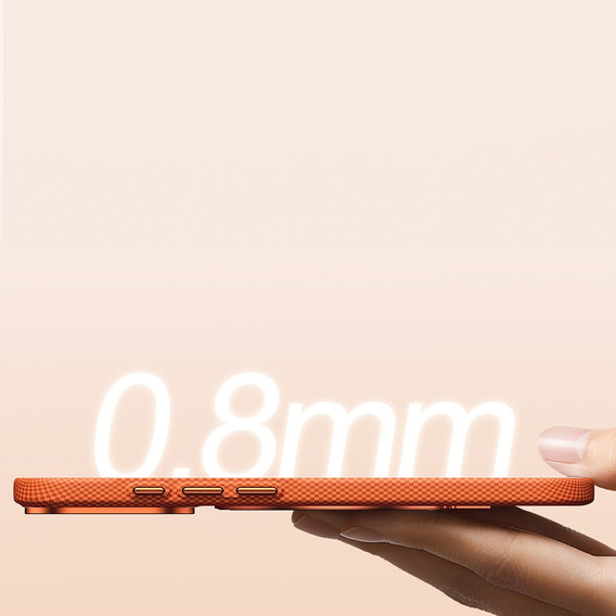 Etui SULADA do iPhone 17 Pro z MagSafe – pomarańczowe