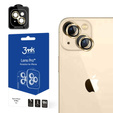 Szkło Hybrydowe 3MK na Aparat do iPhone 14, Lens Protection Pro, Gold