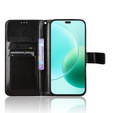 Etui z klapką do Honor 400 Lite, Crazy Horse Wallet, czarne
