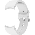 Pasek Silikonowy do Samsung Galaxy Watch 4/5/6/7 40/42/43/44/45/46/47mm, Biały
