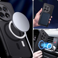 Etui do OnePlus 12, do MagSafe, ERBORD Matt Case, czarny