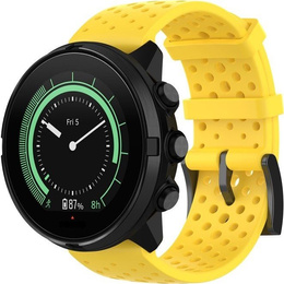 Pasek Silikonowy do Suunto 9 24mm - Żółty