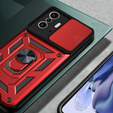 Etui pancerne do Xiaomi 11T / 11T Pro, CamShield Slide, czerwone