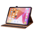 Etui z klapką do Lenovo Tab M11, flower, brązowe