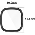 Etui + Szkło 2w1 do Fitbit Versa 4 / Sense 2, Przezroczyste