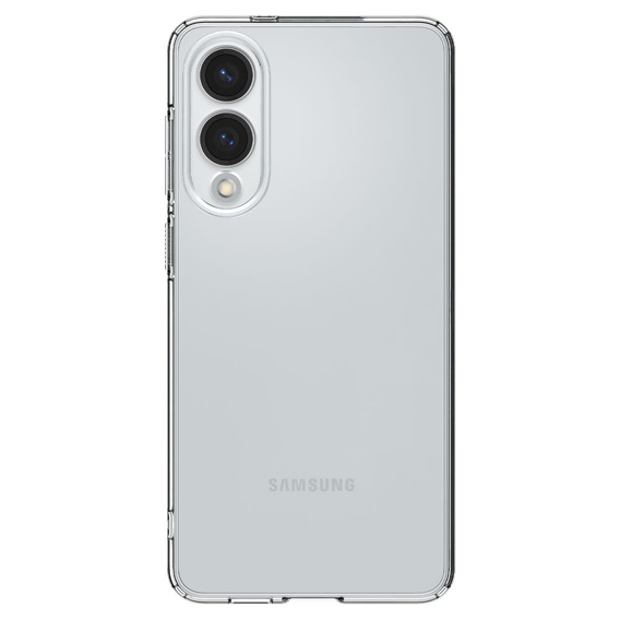 Etui Spigen do Samsung Galaxy S25 Edge, Liquid Crystal, przezroczyste + Szkło hartowane