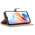 Etui z klapką do Oppo A38 4G / Oppo A18 4G, Mandala, różowe rose gold