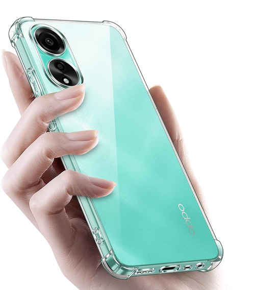 Etui do Oppo A78 4G, Dropproof, Przezroczyste