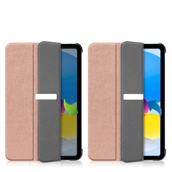 Etui do iPad 11" 2025 A16 (11 gen.) / iPad 10.9" 2022 (10 gen.), Smartcase z miejscem na rysik, różowe