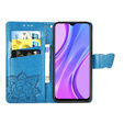 Etui z klapką do Xiaomi Redmi 9, Butterfly, niebieskie